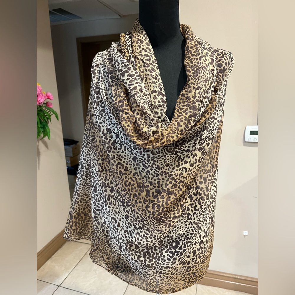 Leopard Print Scarf